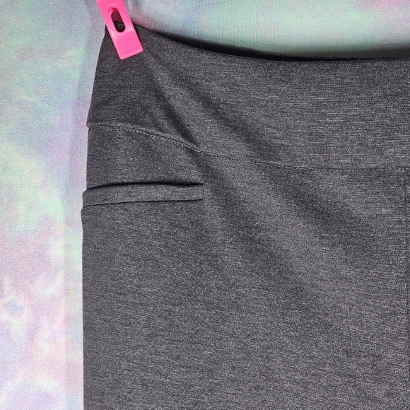 7th Avenue New York & Co Charcoal Grey Pull-On Bootcut Pants Size XL Tall - Picture 2 of 7